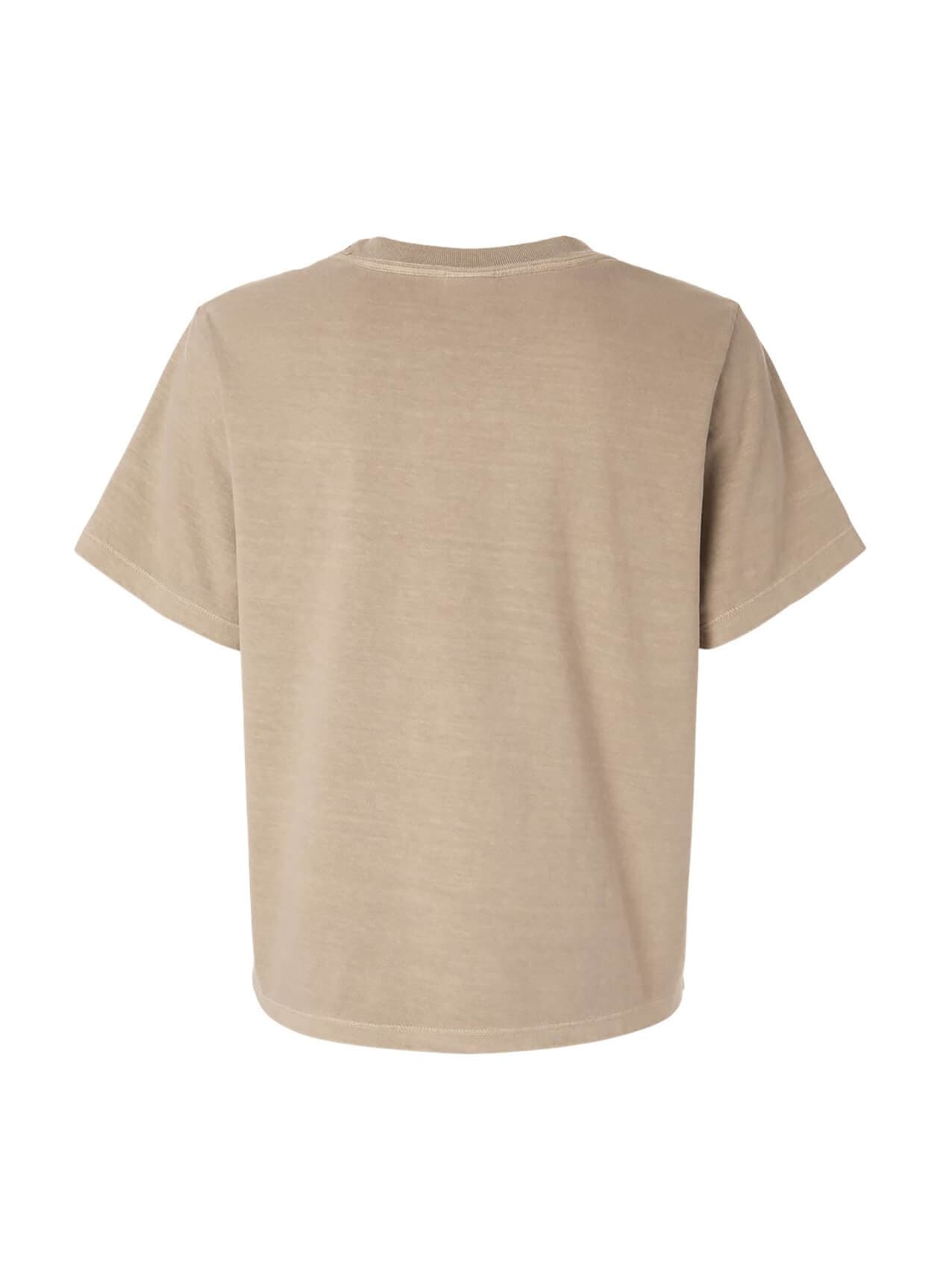 Bella + Canvas Women's Garment-Dyed Tee - Khaki (KHK) 3XL
