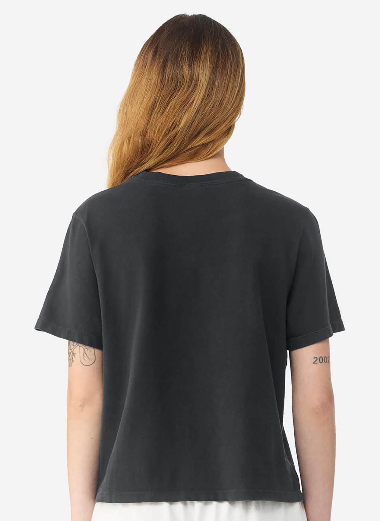 Bella + Canvas Women's Garment-Dyed Tee - Black 3XL