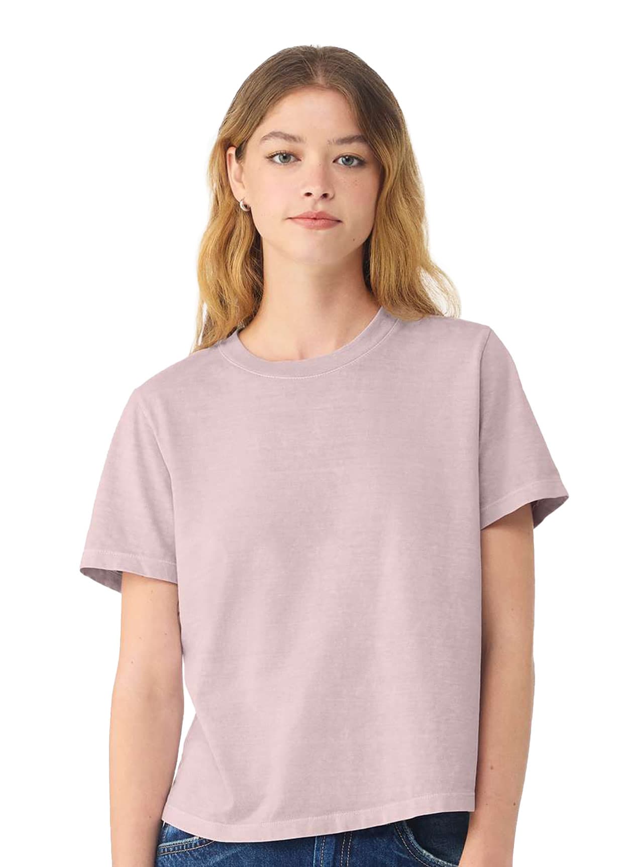 Bella + Canvas Women's Garment-Dyed Tee - Purple 3XL