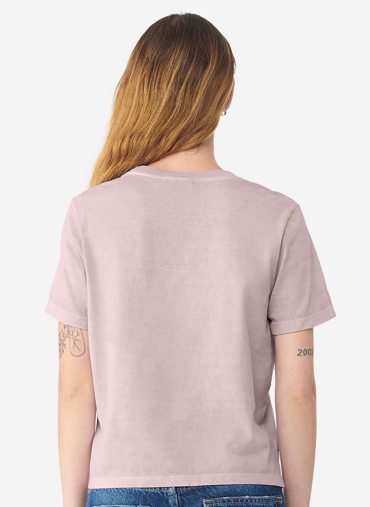 Bella + Canvas Women's Garment-Dyed Tee - Purple 3XL