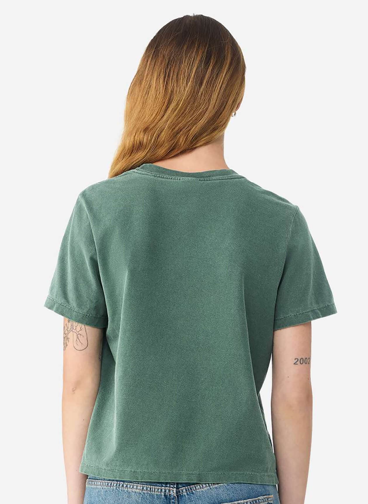 Bella + Canvas Women's Garment-Dyed Tee - Washed Pine 3XL