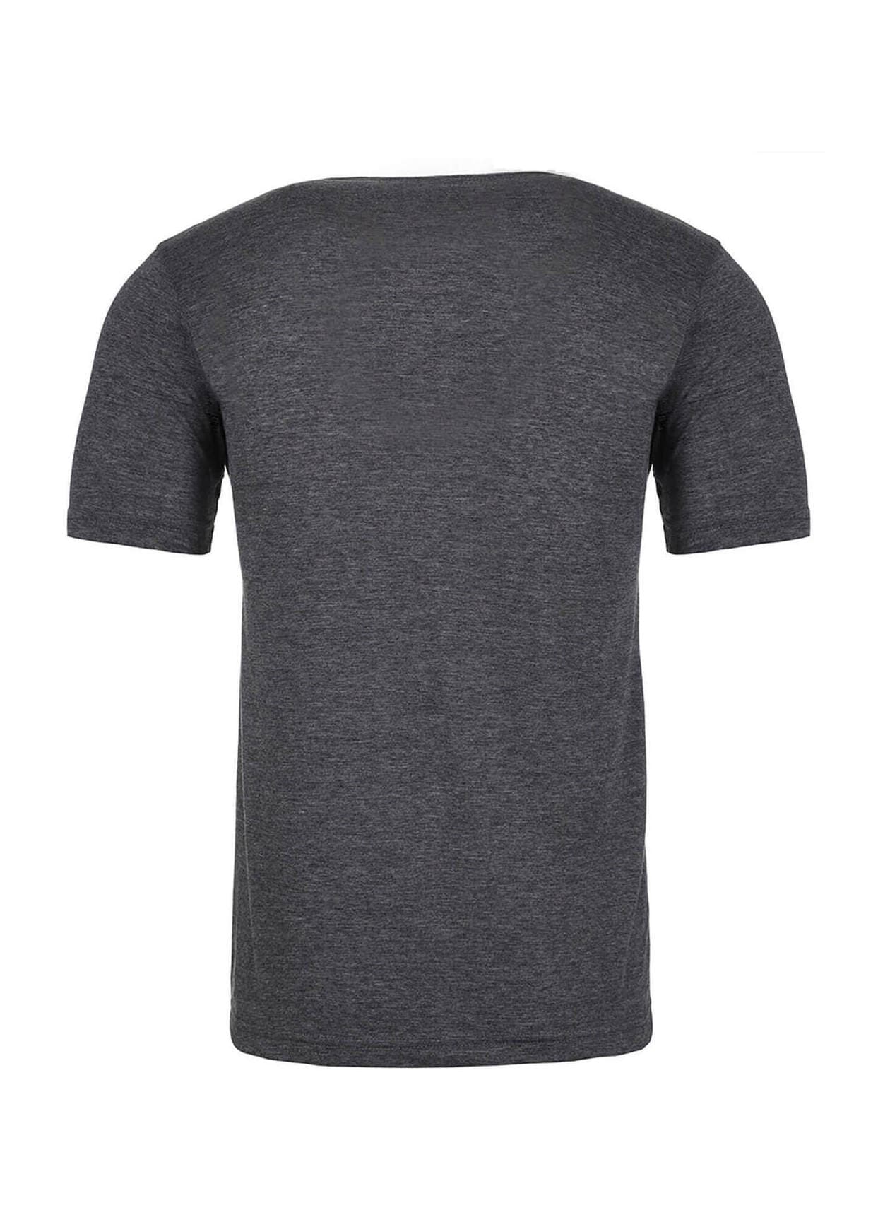 Next Level Unisex Poly/Cotton Crew T-Shirt - Dark Grey 3XL
