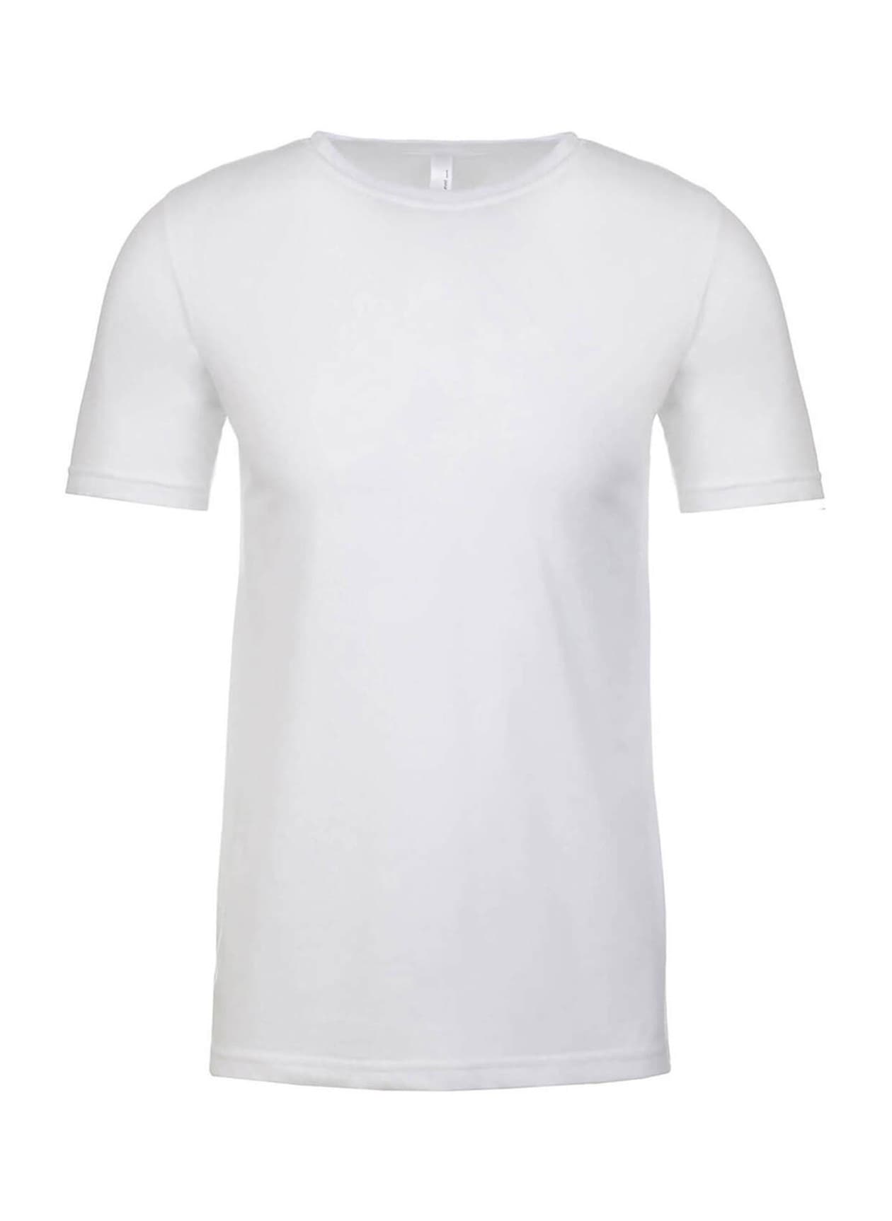 Next Level Unisex Poly/Cotton Crew T-Shirt - White 3XL
