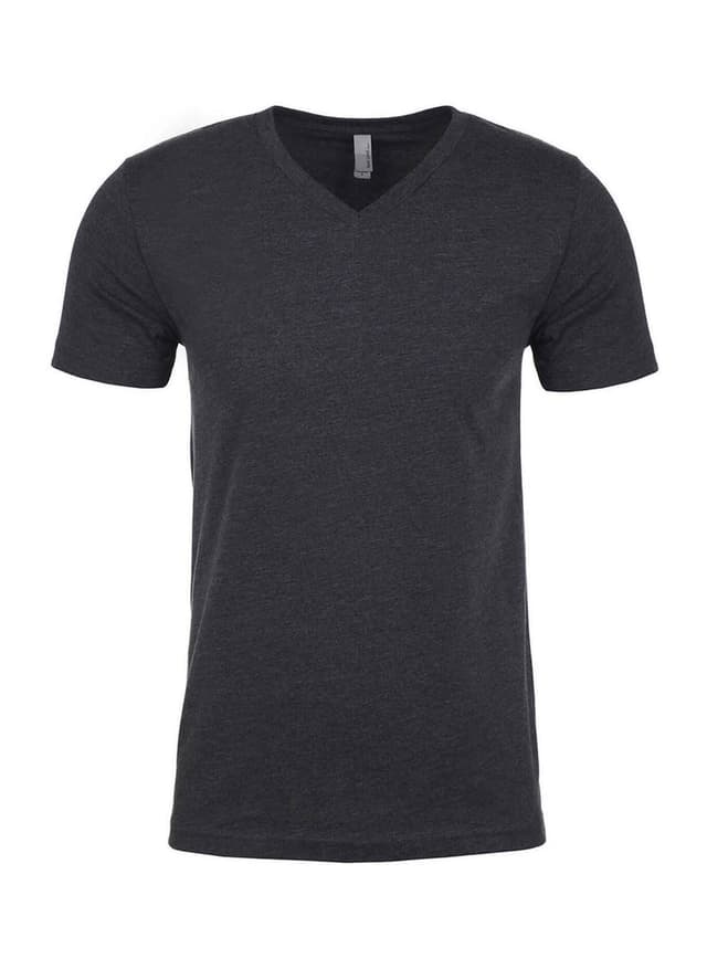 Next Level Men's CVC V-Neck T-Shirt - Dark Grey LG