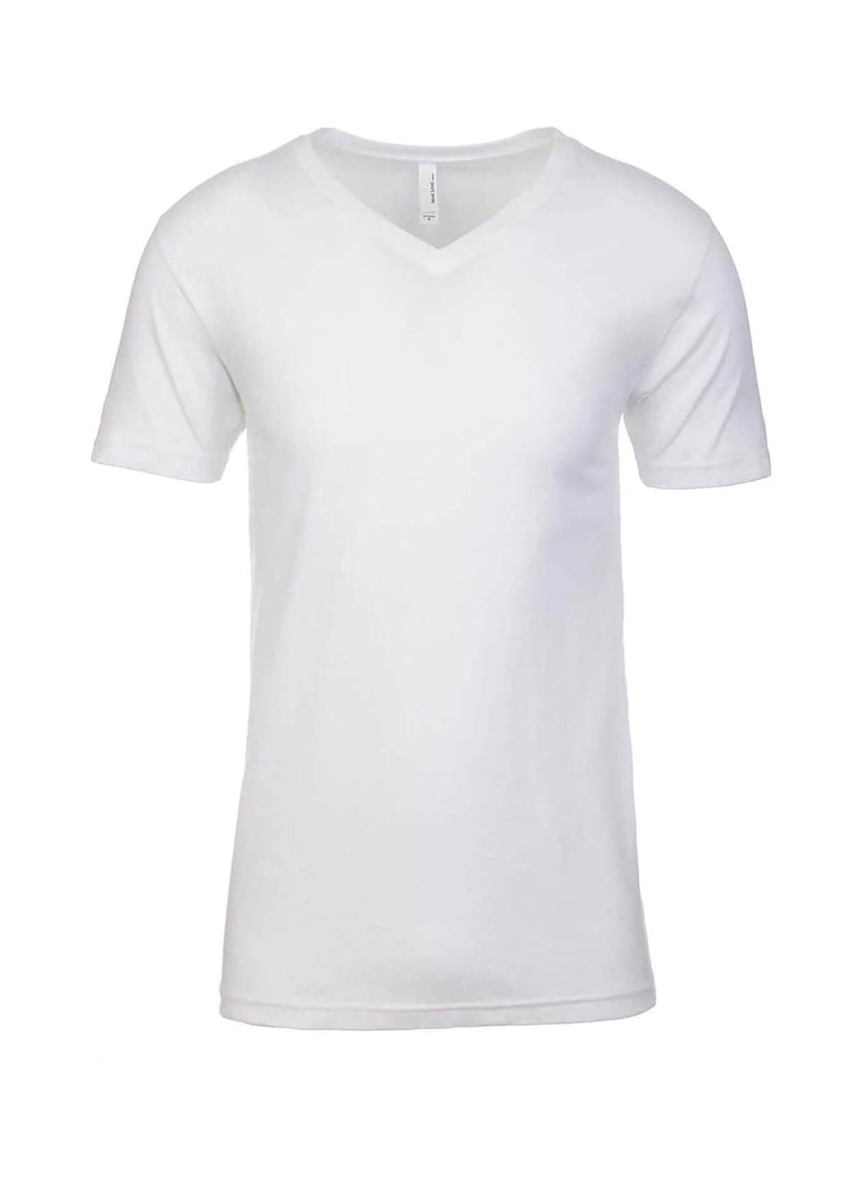 Next Level Men's CVC V-Neck T-Shirt - White LG