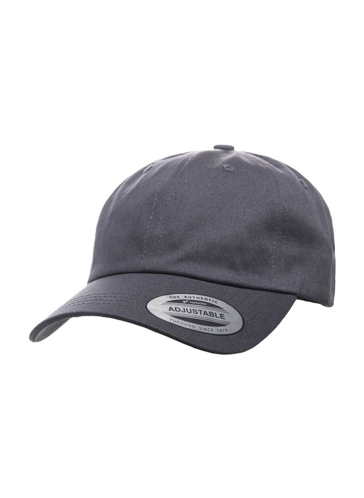 Yupoong Low-Profile Cotton Twill Dad Hat - Dark Grey MISC