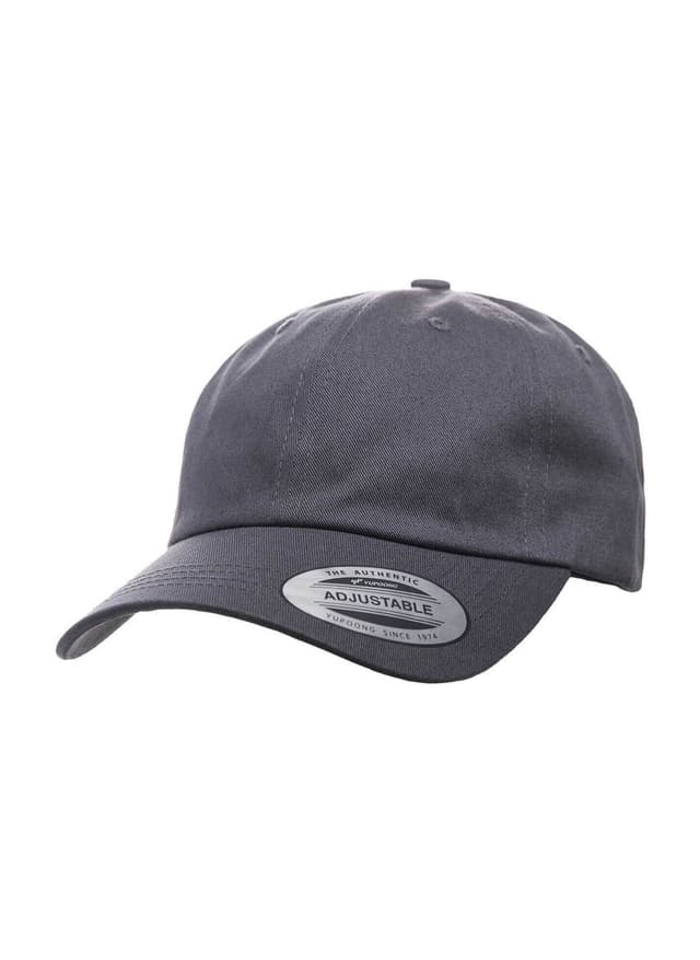 Yupoong Low-Profile Cotton Twill Dad Hat - Dark Grey MISC