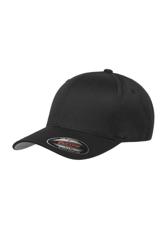 Flexfit Wooly 6-Panel Hat - Black LG/XL