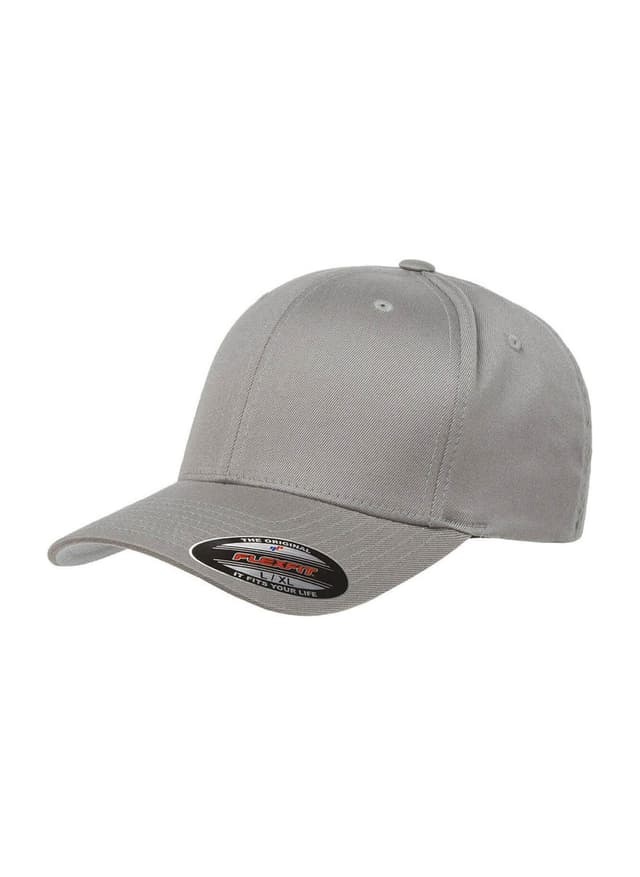 Flexfit Wooly 6-Panel Hat - Light Grey LG/XL