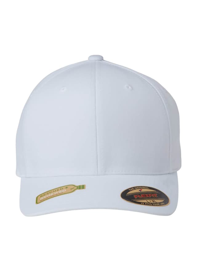 Flexfit Sustainable Polyester Cap - White LG/XL