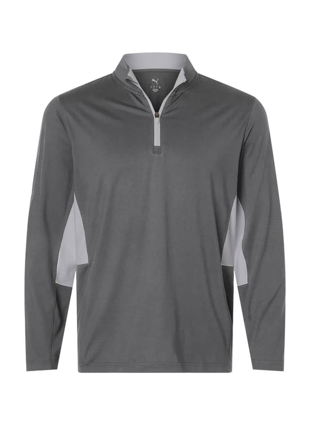Puma Men's Pure 2.0 Quarter-Zip - Light Grey 3XL