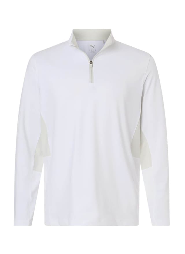Puma Men's Pure 2.0 Quarter-Zip - White 3XL