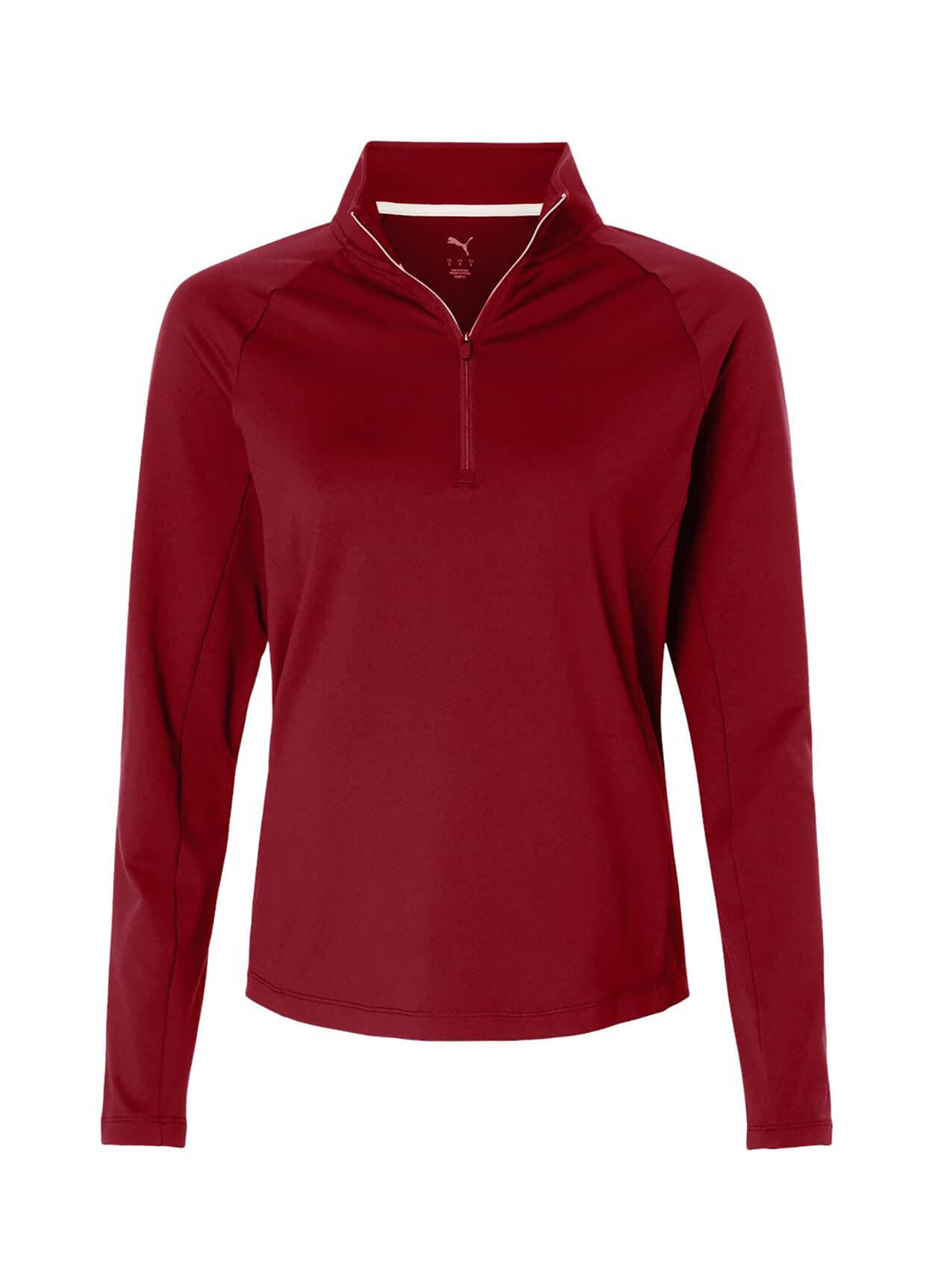 PUMA Women's Pure 2.0 Quarter-Zip - Red LG