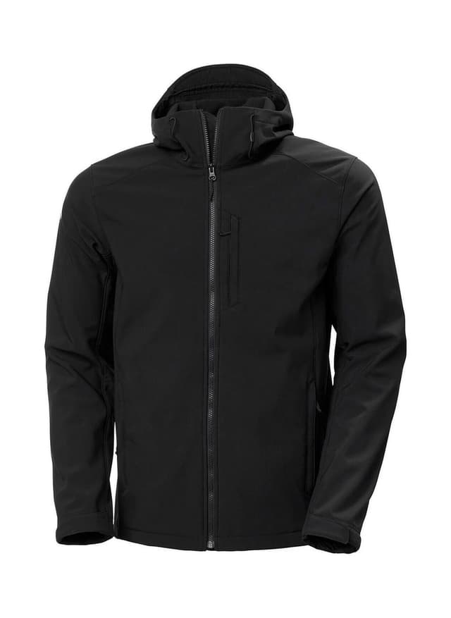 Helly Hansen Men's Paramount Hooded Softshell Jacket - Black LG