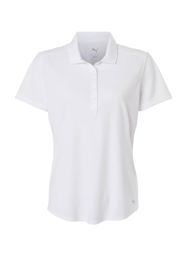 PUMA Womens Pure 2.0 Polo - White LG