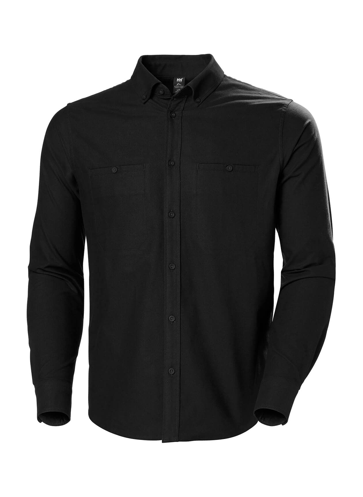 Helly Hansen Men's F2F Cotton Flannel Shirt - Dark Grey LG