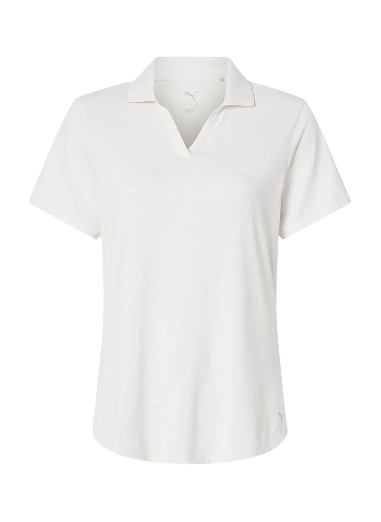 Puma Women's Icon Heather Polo - White LG