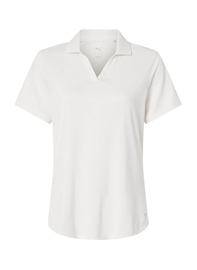 Puma Women's Icon Heather Polo - White LG