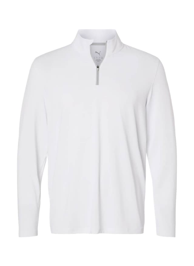 PUMA Men's Icon 2.0 Quarter-Zip - White 3XL