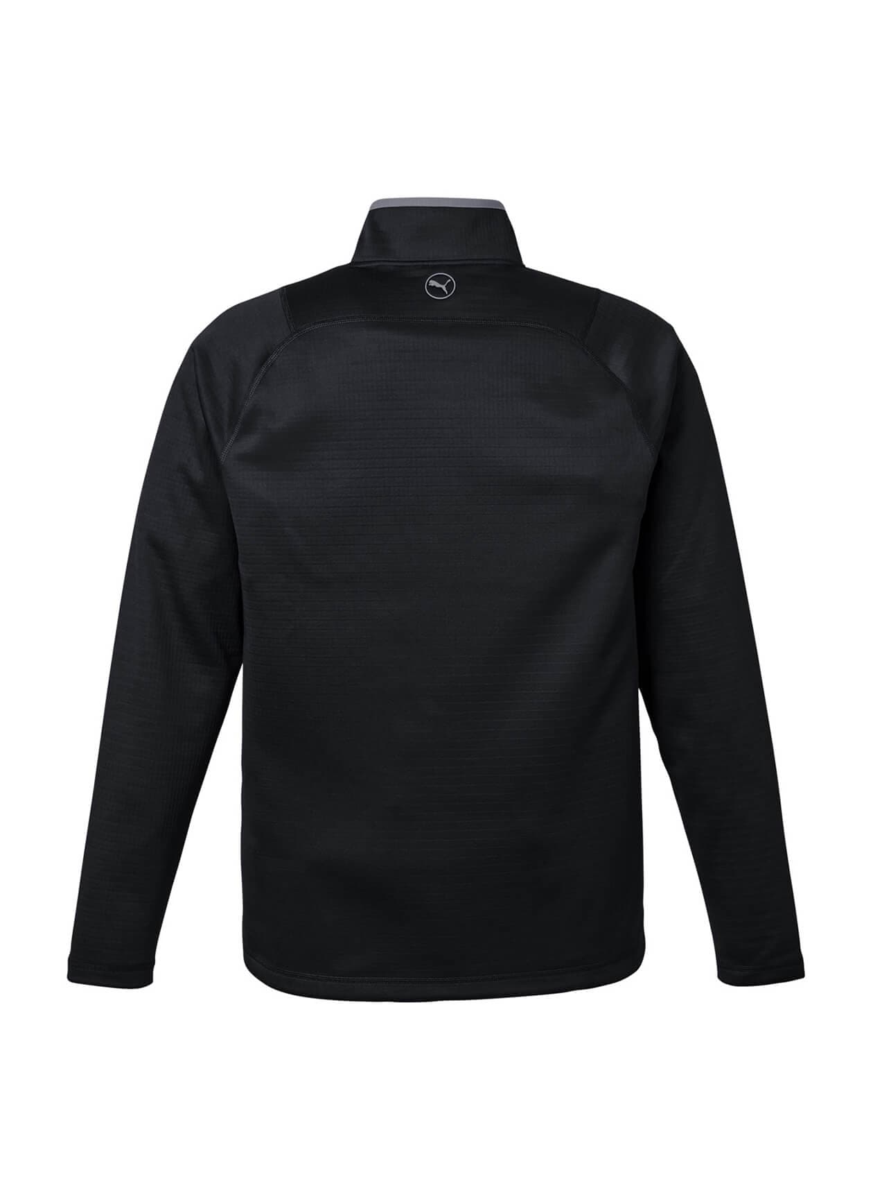 Puma Men's Waffle Fleece Quarter-Zip - Black 3XL