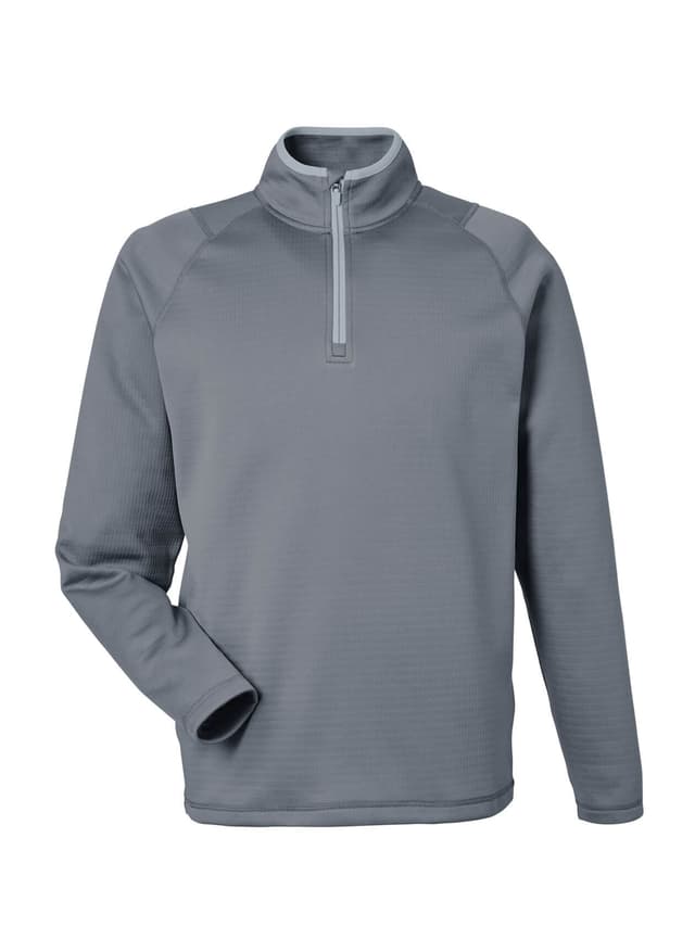 Puma Men's Waffle Fleece Quarter-Zip - Dark Grey 3XL