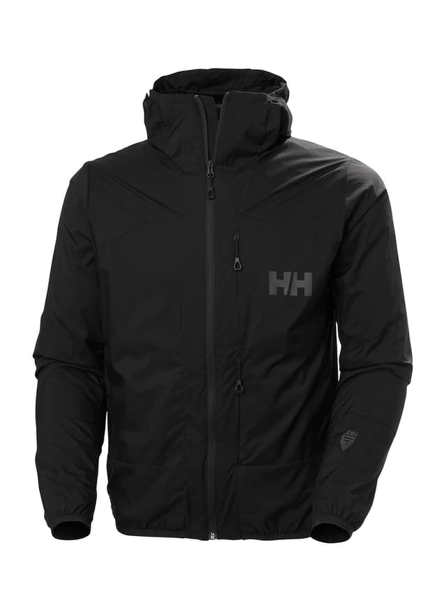 Helly Hansen Men's Odin Backcountry Lightweight Insulator Hooded Jacket - Black LG