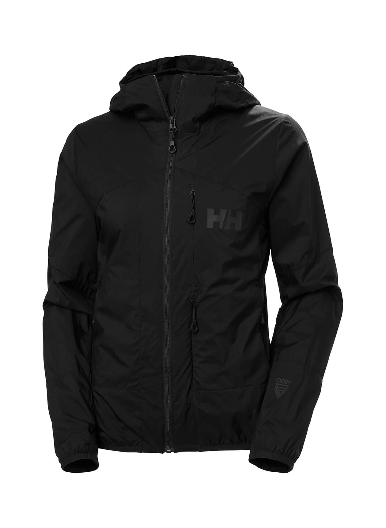 Helly Hansen Women's Odin Backcountry Lightweight Insulator Hooded Jacket - Black LG