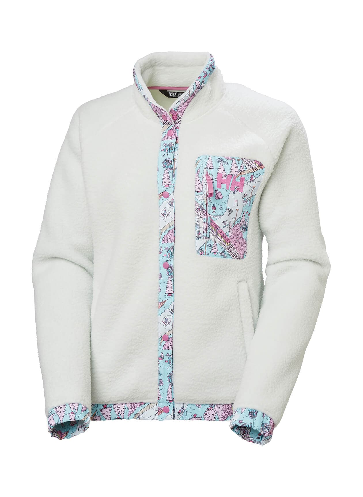 Helly Hansen Women's Imperial Pile Snap Jacket - Cyan LG