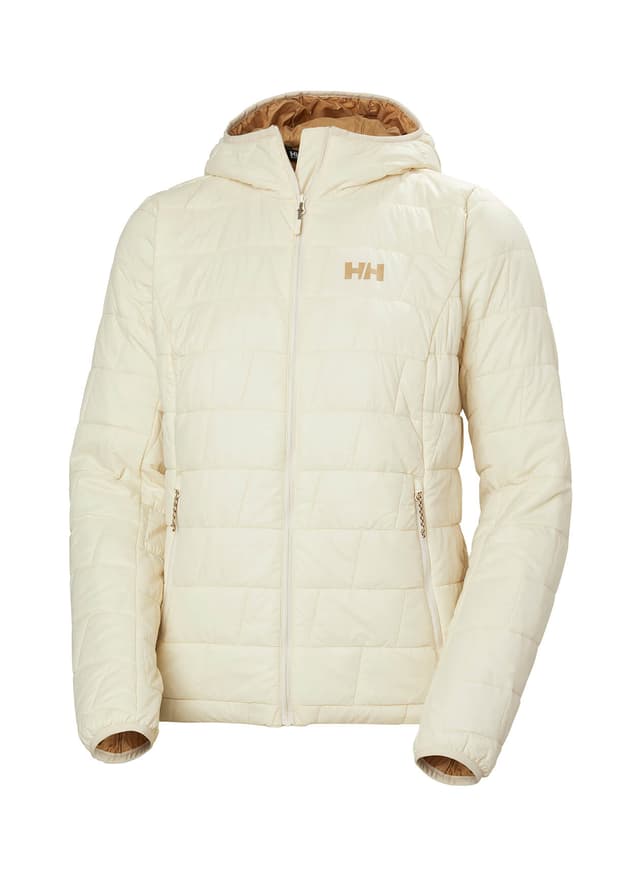 Helly Hansen Women's Lifaloft Hooded Insulator - White LG