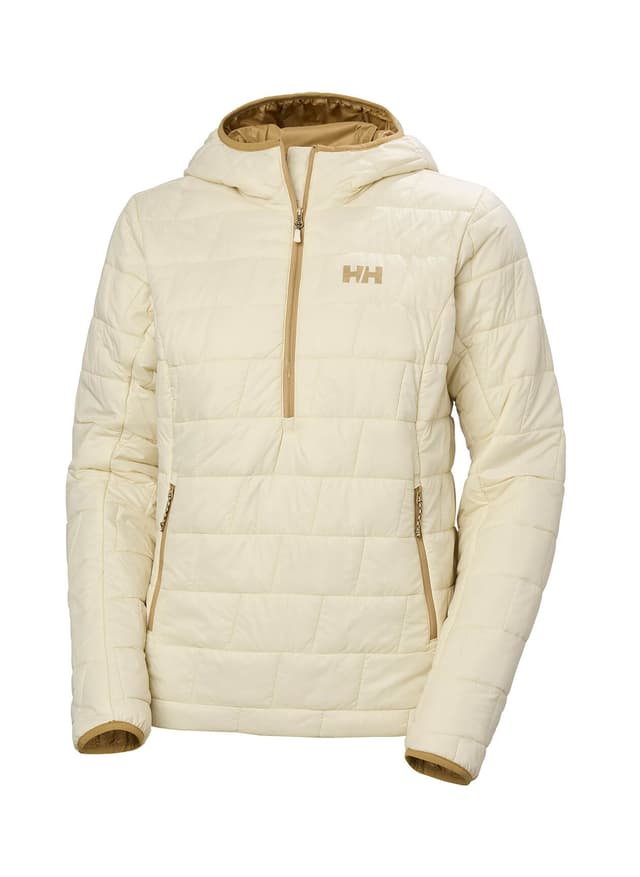 Helly Hansen Women's Lifaloft Pullover Hooded Jacket - White LG