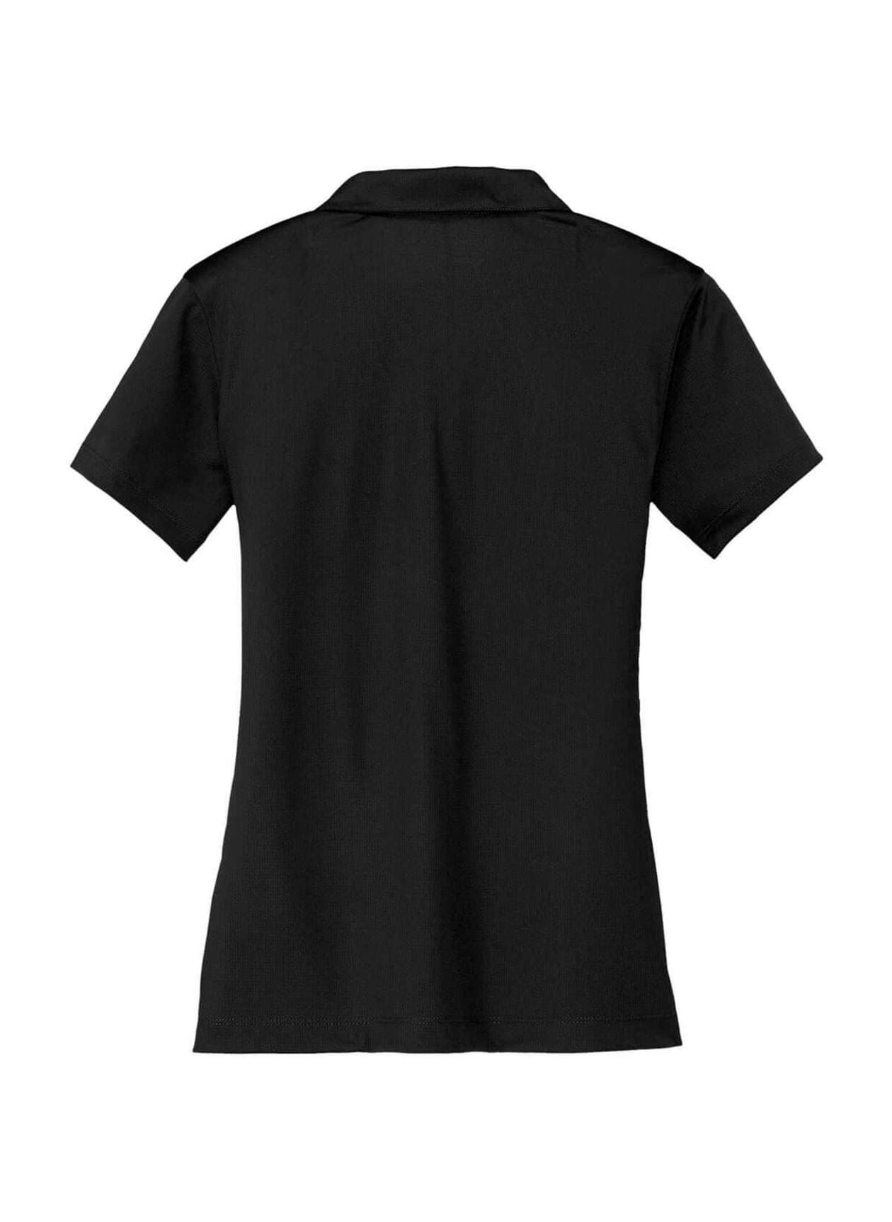 Nike Women's Dri-FIT Vertical Mesh Polo - Black LG