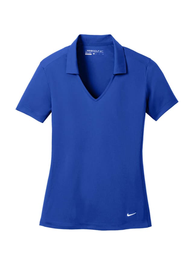 Nike Women's Dri-FIT Vertical Mesh Polo - Old Royal LG