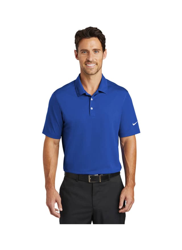 Nike Men's Dri-FIT Vertical Mesh Polo - Old Royal 3XL