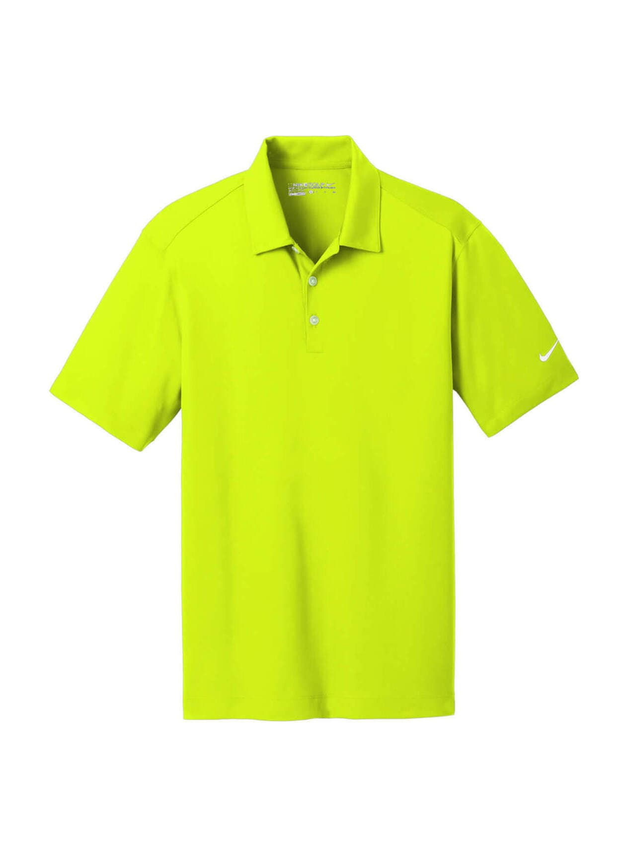 Nike Men's Dri-FIT Vertical Mesh Polo - Yellow 3XL