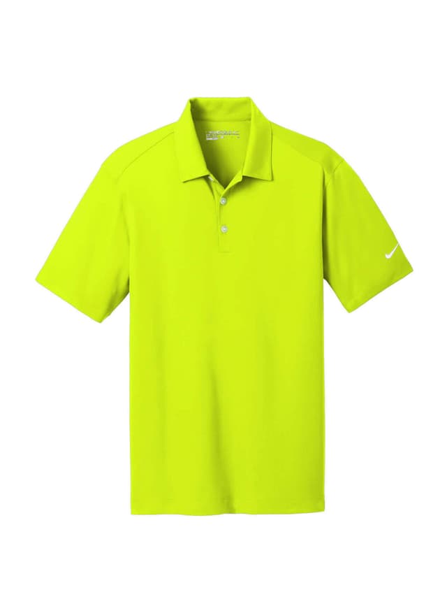 Nike Men's Dri-FIT Vertical Mesh Polo - Yellow 3XL