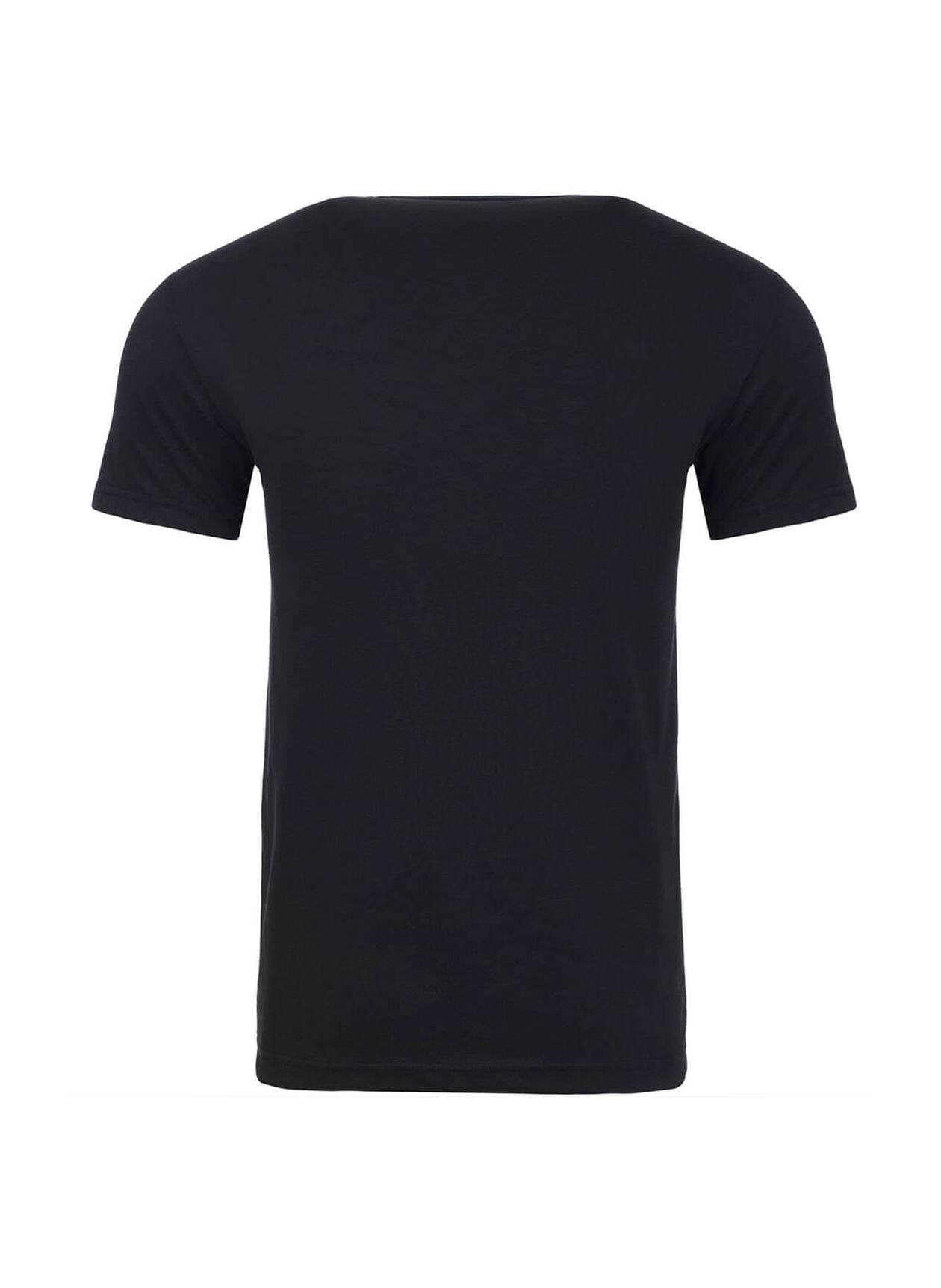 Next Level Men's Sueded Crew T-Shirt - Black 3XL