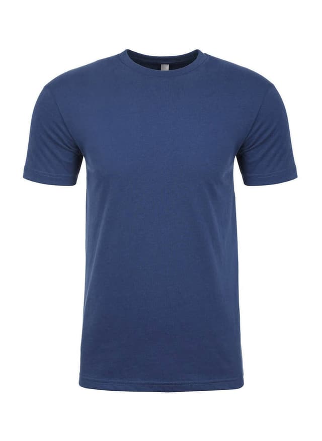 Next Level Men's Sueded Crew T-Shirt - Blue 3XL
