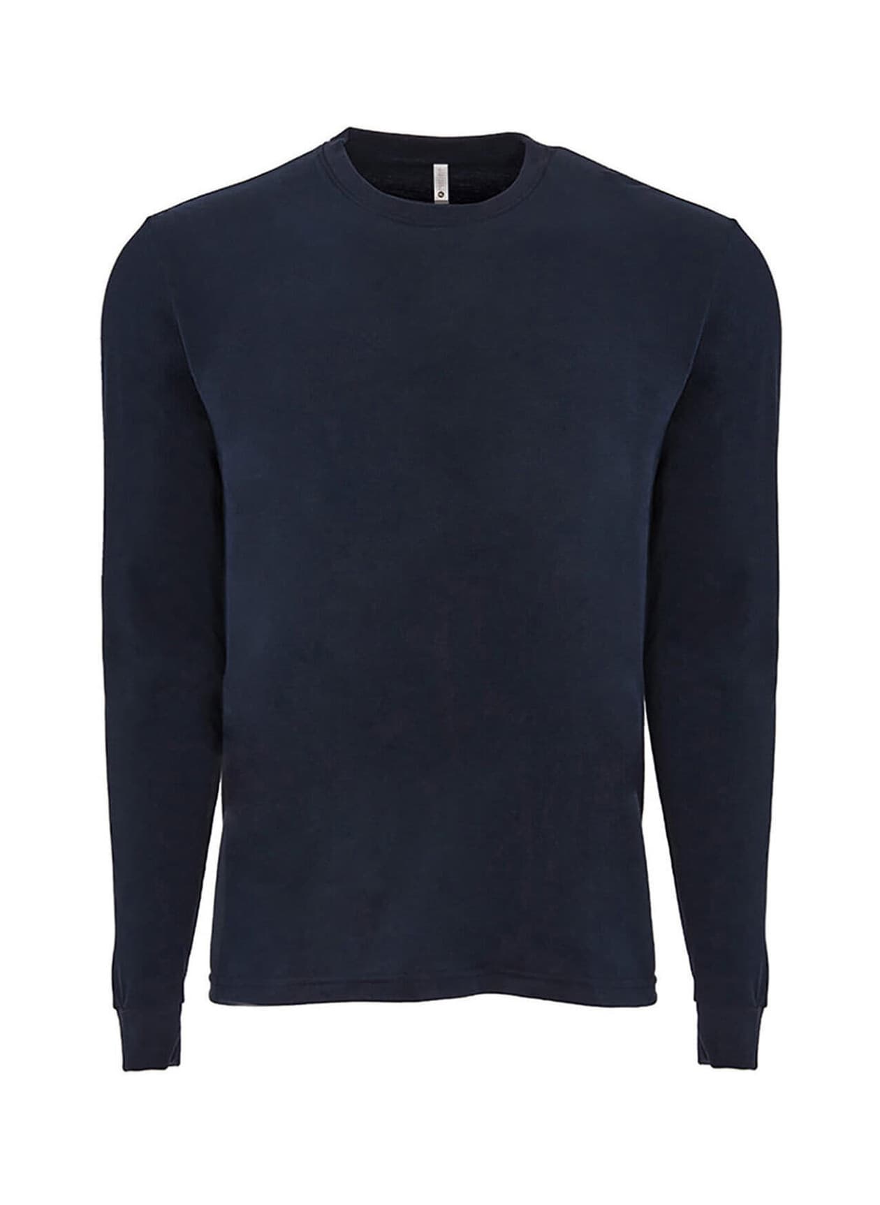 Next Level Unisex Sueded Long-Sleeve Crew T-Shirt - Navy 3XL