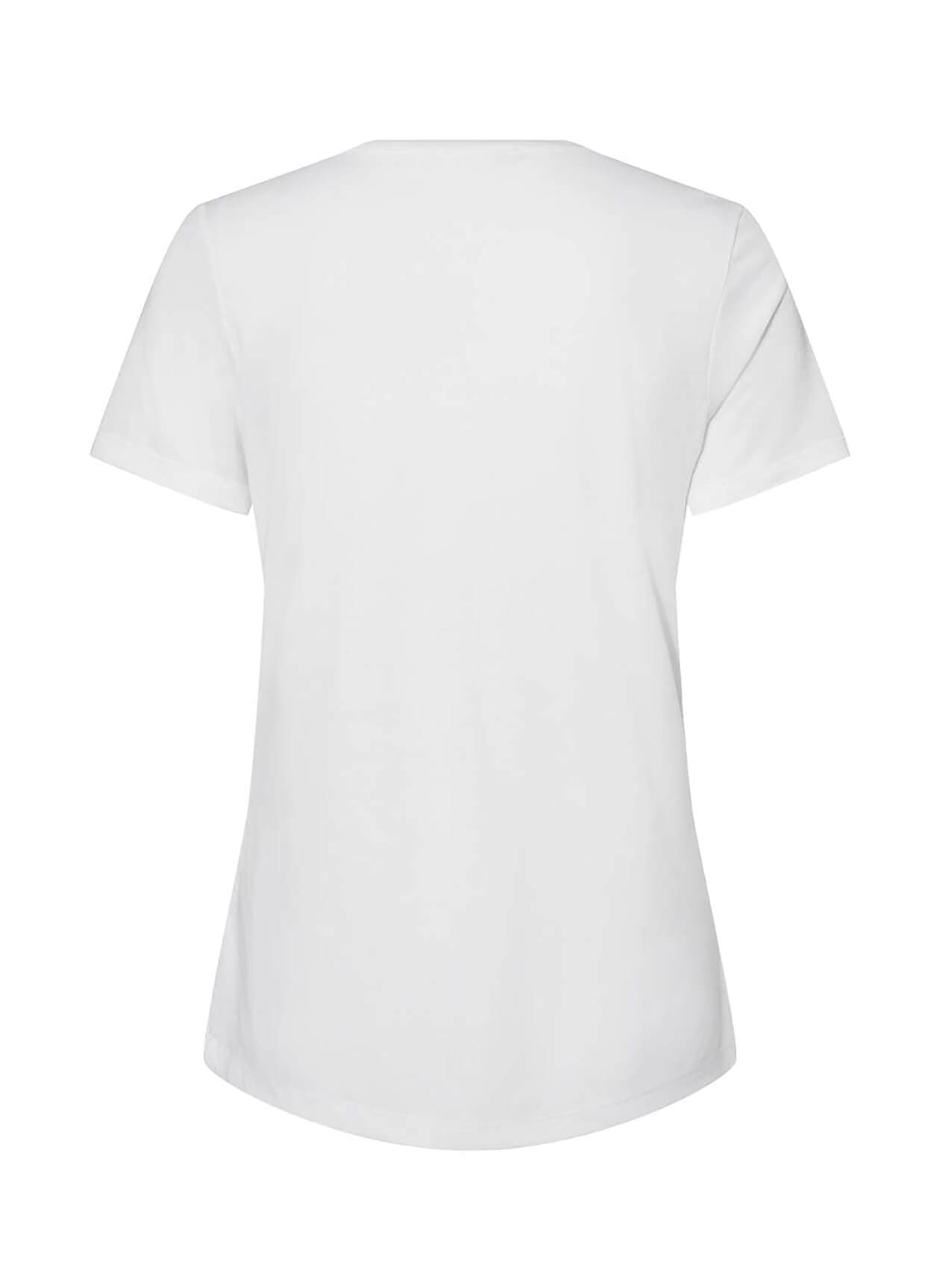 Bella + Canvas Women's Relaxed Triblend V-Neck T-Shirt - White LG