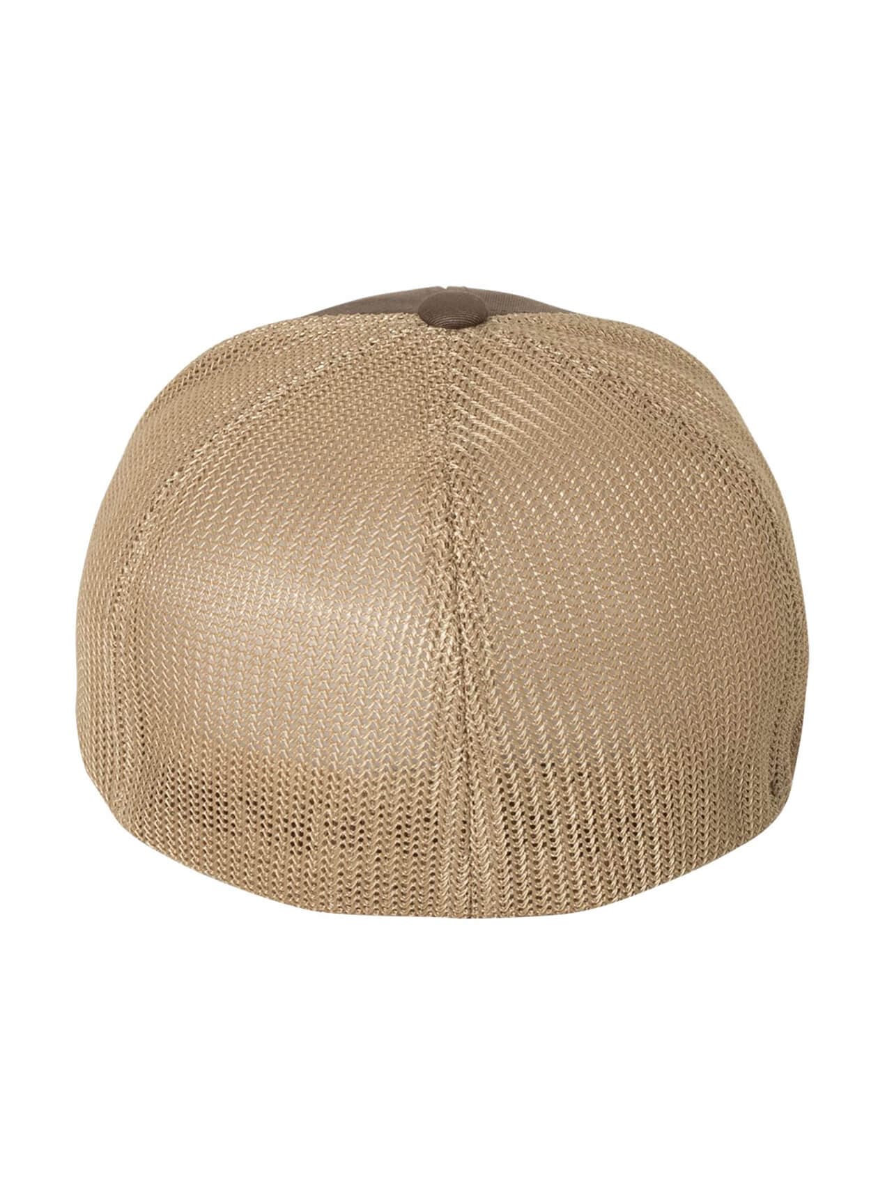 Flexfit 6-Panel Trucker Hat - Brown / Khaki (BRW) MISC