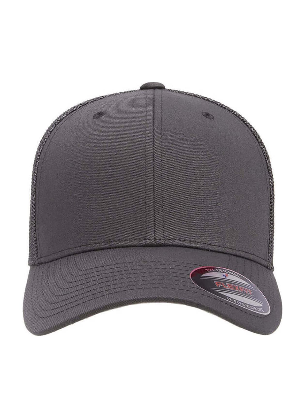 Flexfit 6-Panel Trucker Hat - Charcoal (CHR) MISC