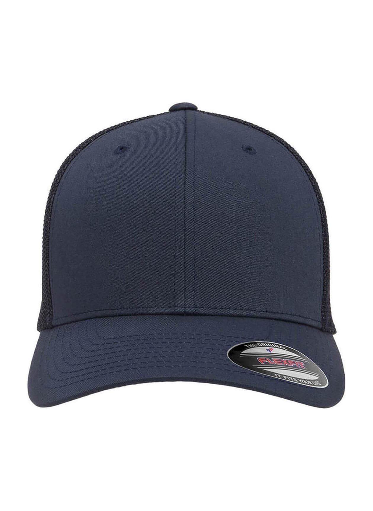 Flexfit 6-Panel Trucker Hat - Navy (NVY) MISC