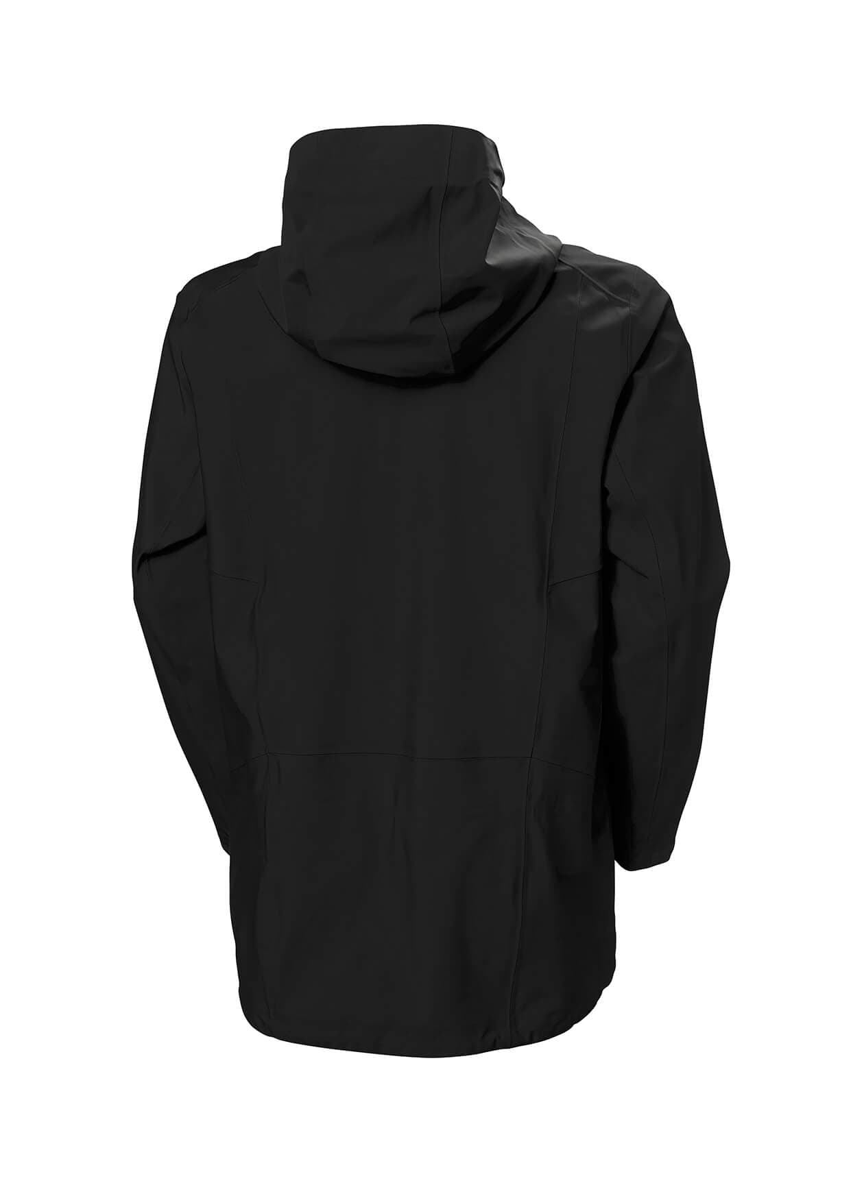 Helly Hansen Men's Alpha Shell Long Jacket - Black LG