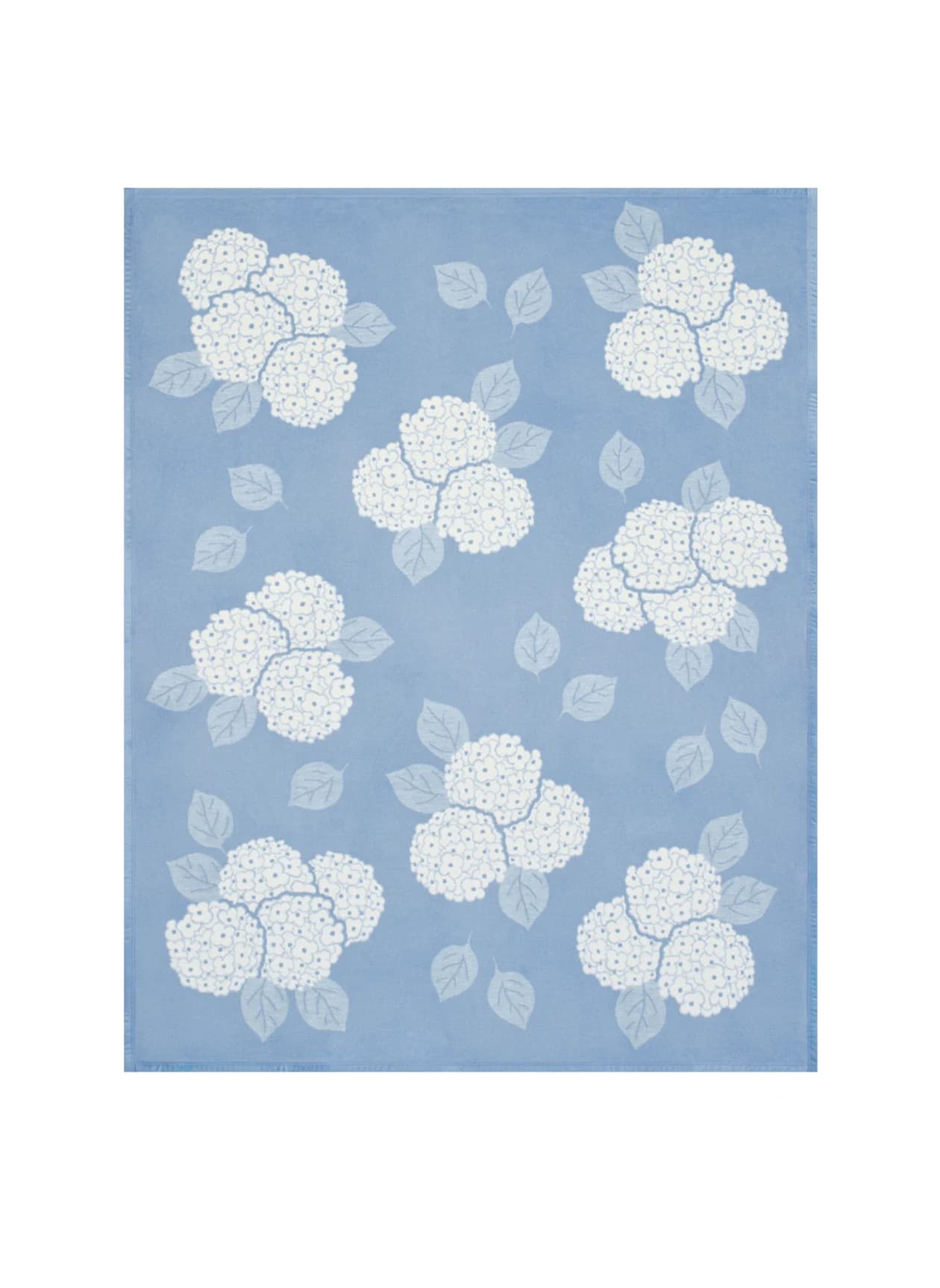 ChappyWrap Hydrangeas Bluebell Blanket - Cyan MISC
