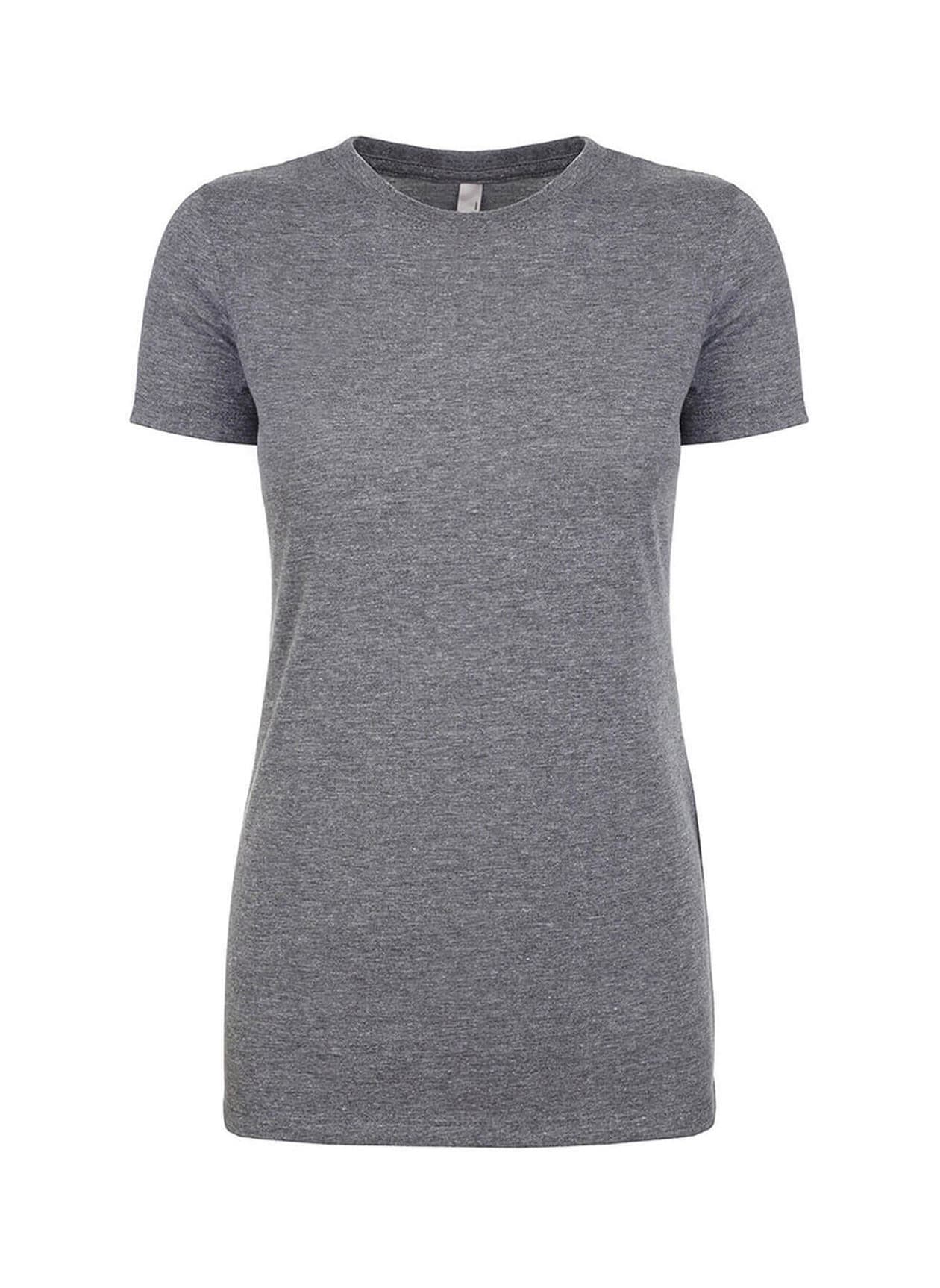 Next Level Women's Triblend Crew T-Shirt - Dark Grey LG