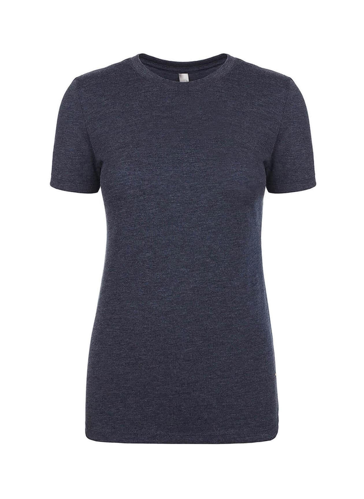 Next Level Women's Triblend Crew T-Shirt - Navy LG