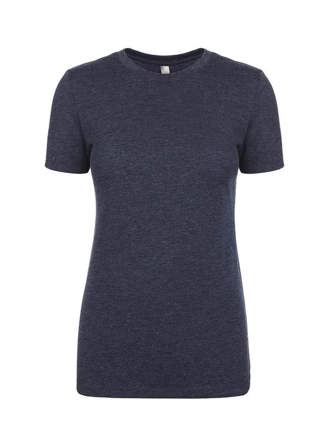 Next Level Women's Triblend Crew T-Shirt - Navy LG