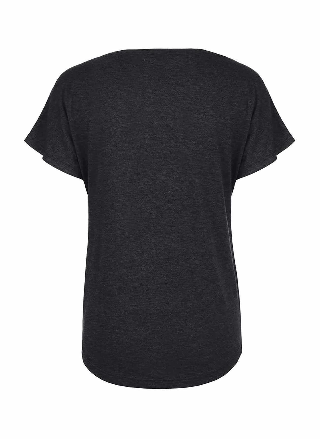 Next Level Women's Triblend Dolman T-Shirt - Black 3XL