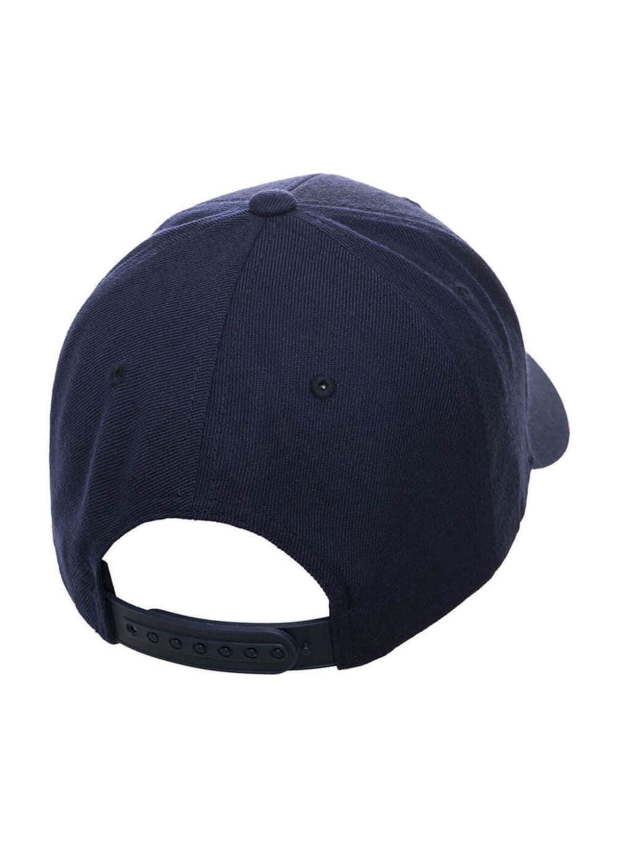 Yupoong Premium Curved Visor Snapback Hat - Navy MISC