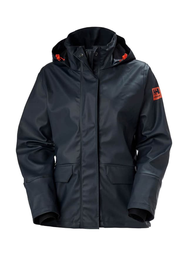 Helly Hansen Women's Gale Waterproof Rain Jacket - Navy LG